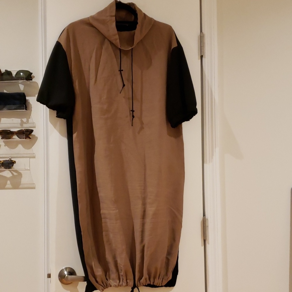 Zara dress, drawstrings bottom